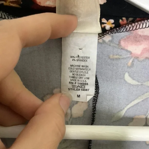 Bonded Floral Cardigan - Picture 6 of 8